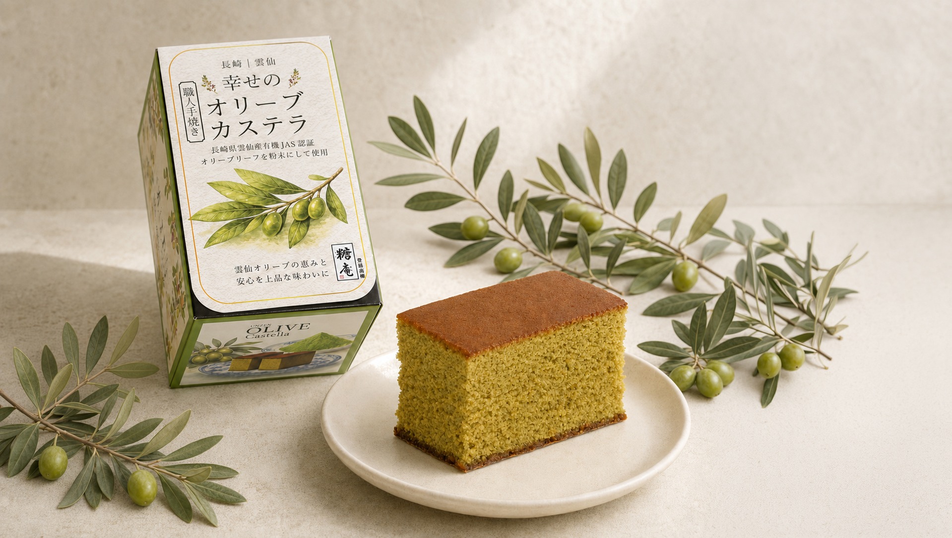 幸せのオリーブカステラ
